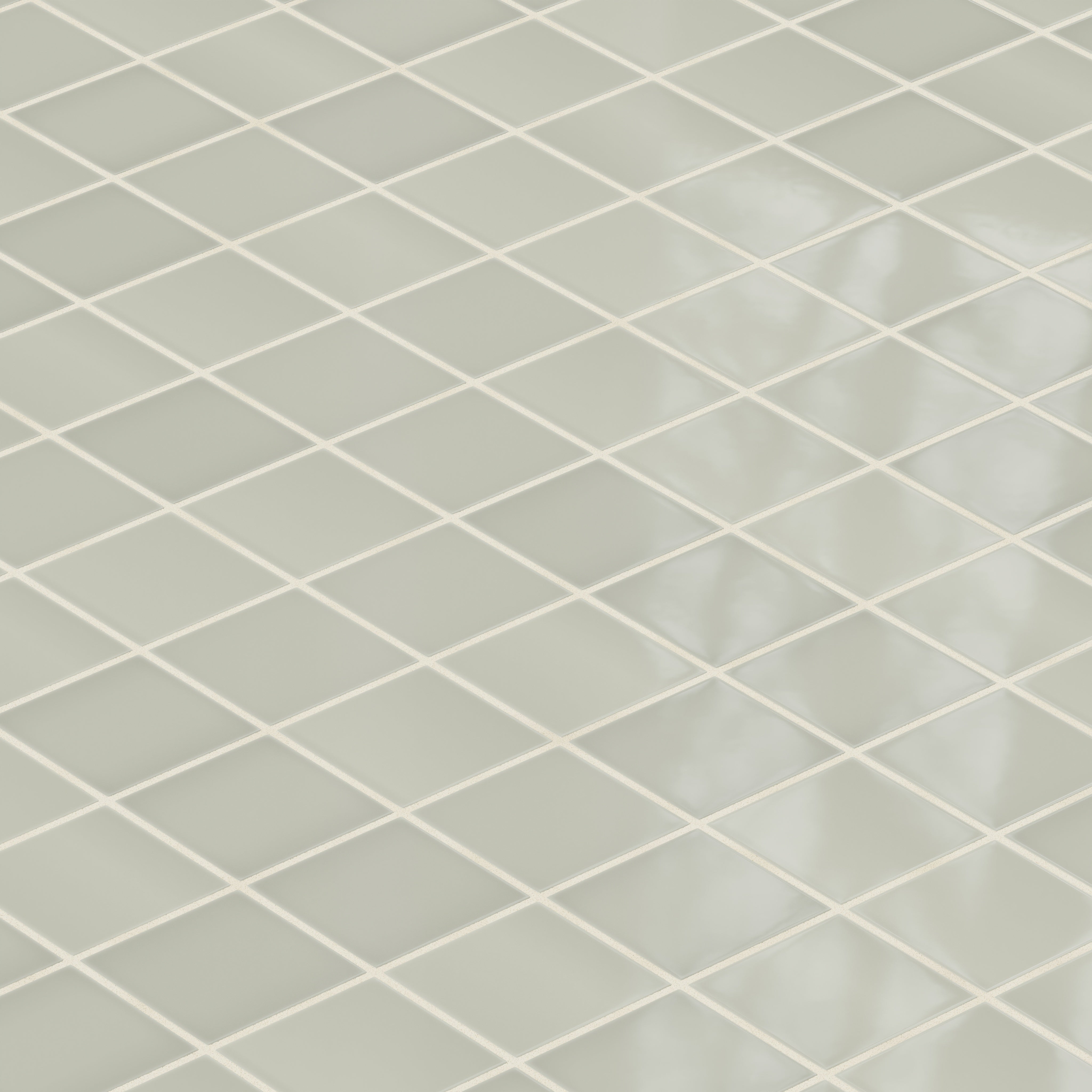3x3 Straight Set Sheeted Natural Press Ceramic Mosaic Tile in Manzanita Gloss