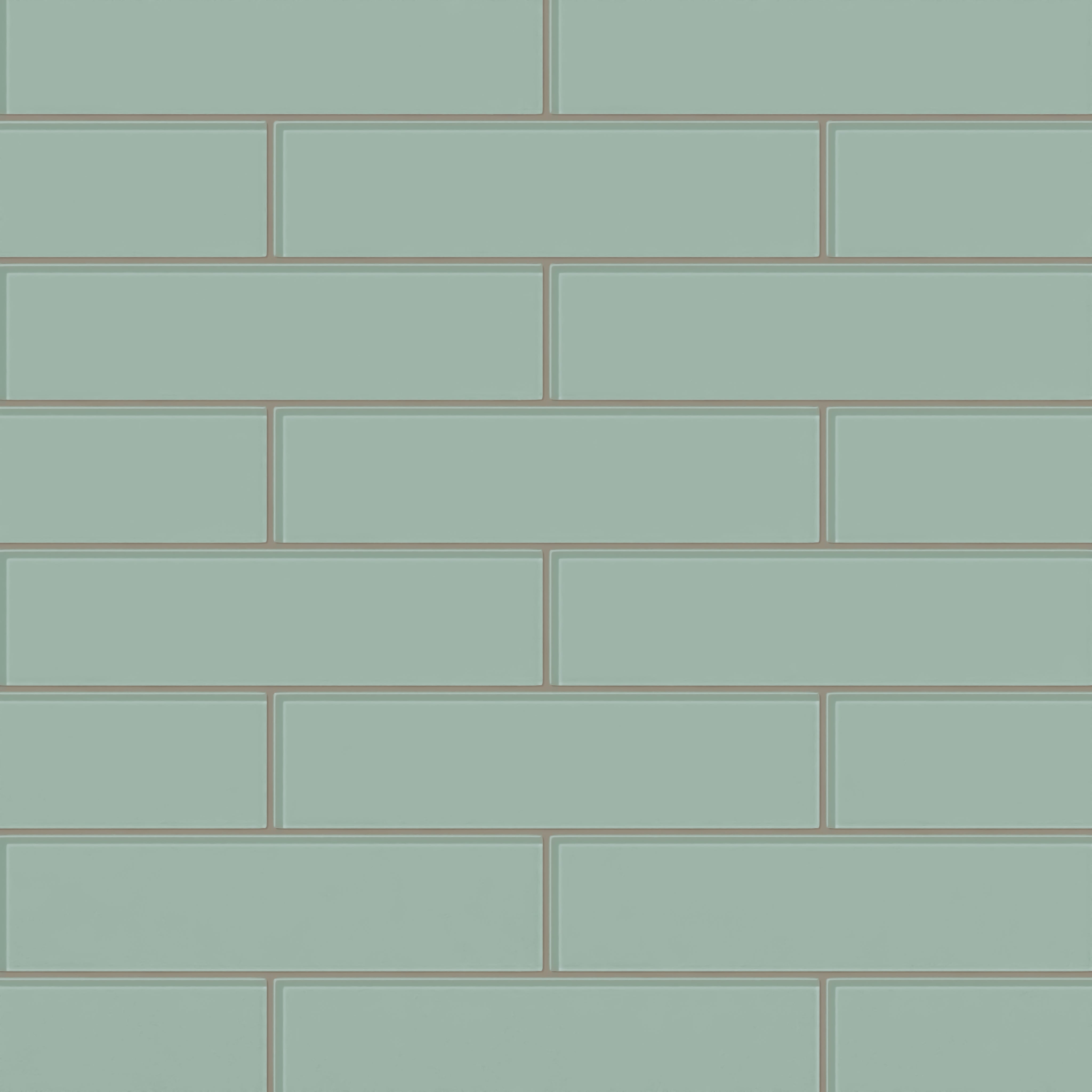 3x12 Glass Tile in Kingfisher Gloss