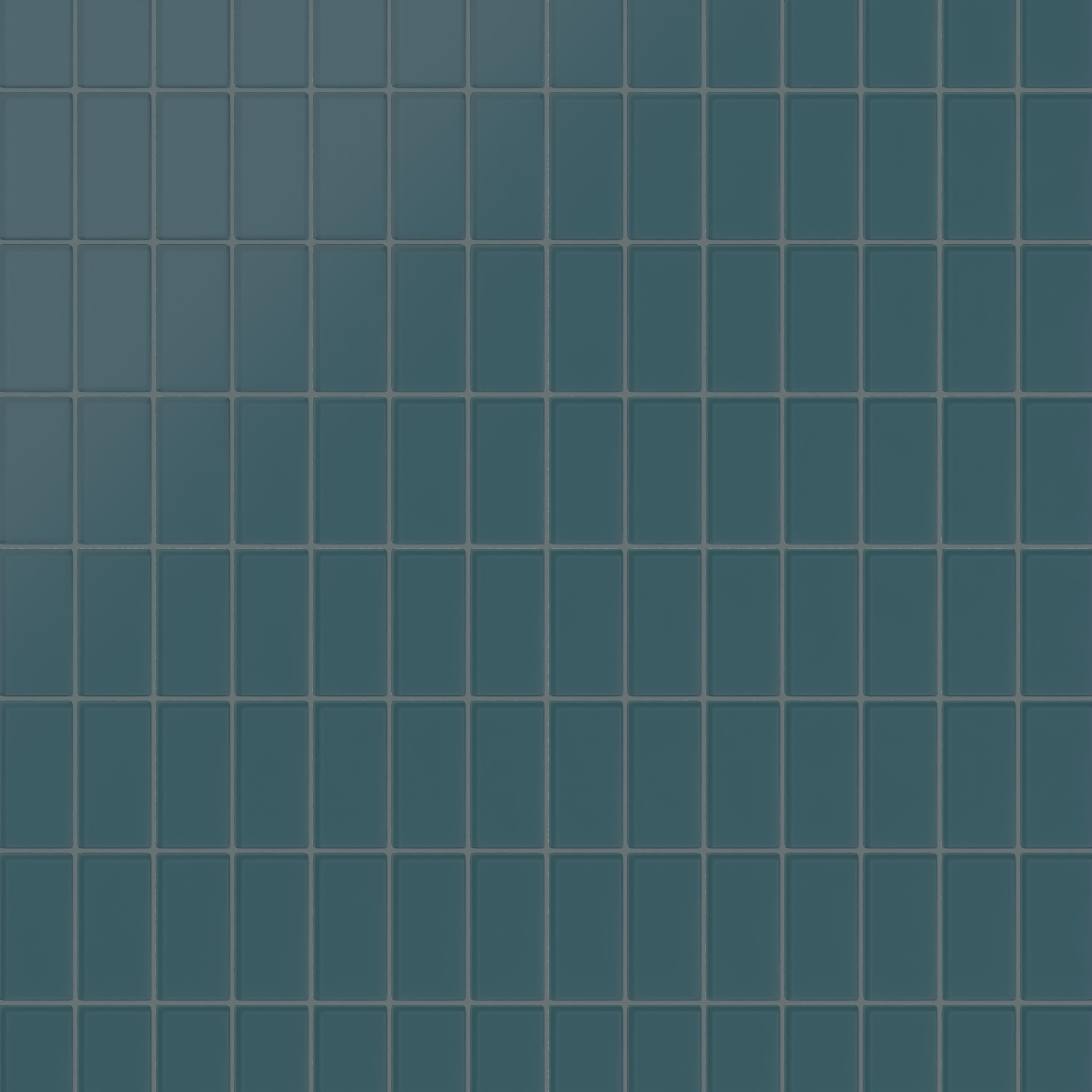 2x4 Straight Set Sheeted Glass Mosaic Tile in Magpie Matte