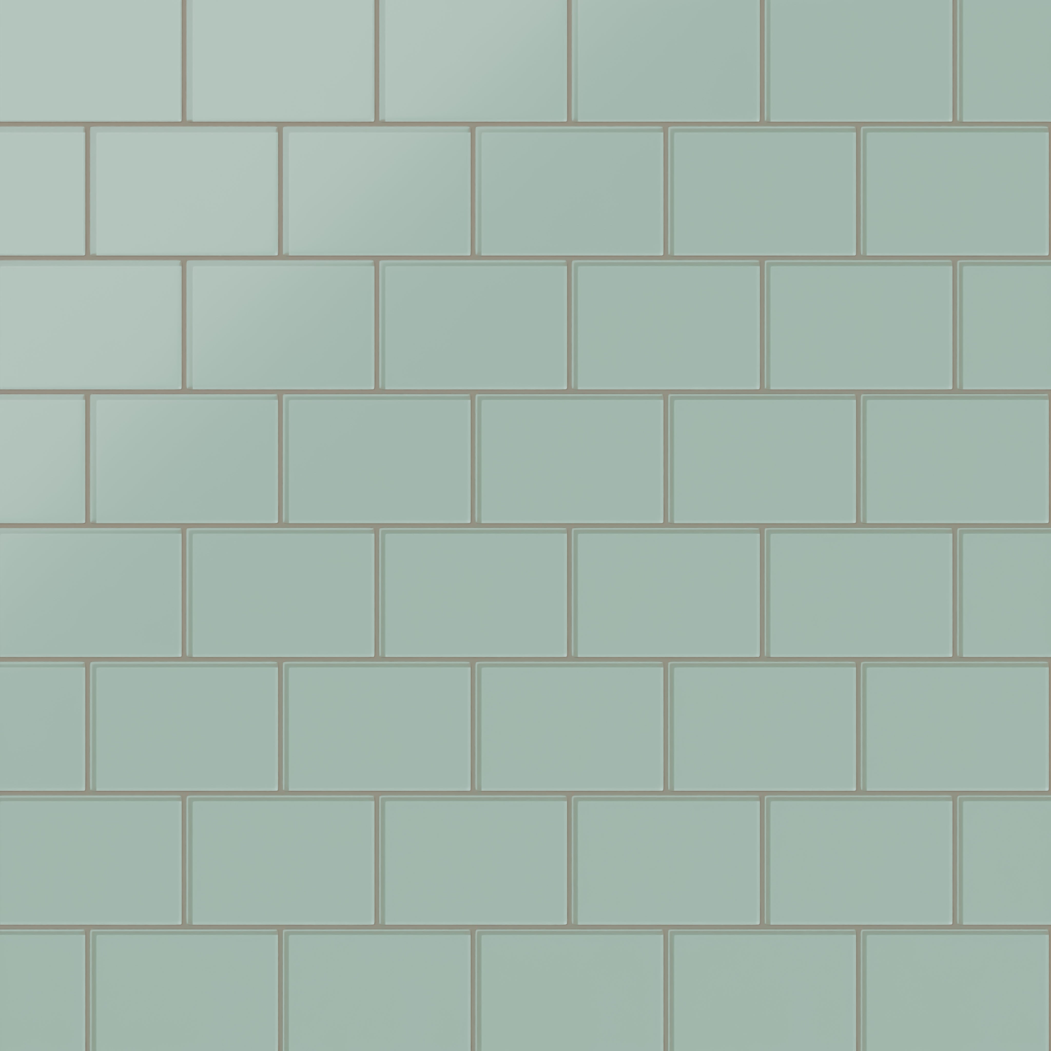 4x6 Glass Tile in Kingfisher Matte