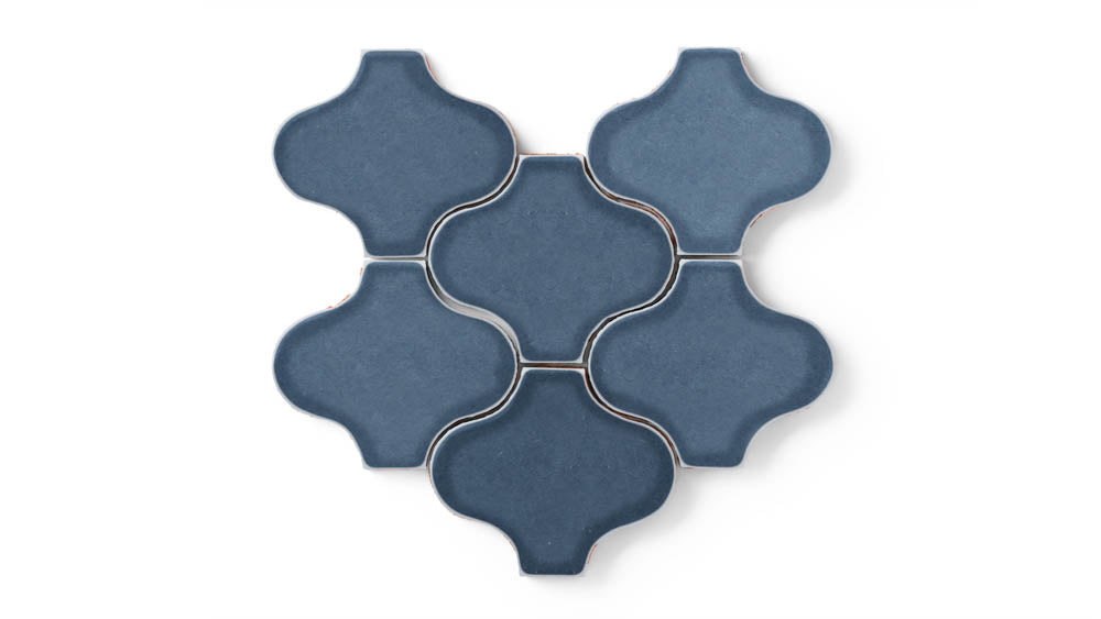 Paseo Original Ceramic Tile in Slate Blue Gloss
