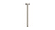 Contour & Foundry 12" Straight Shower Arm with Flange in French Nickel