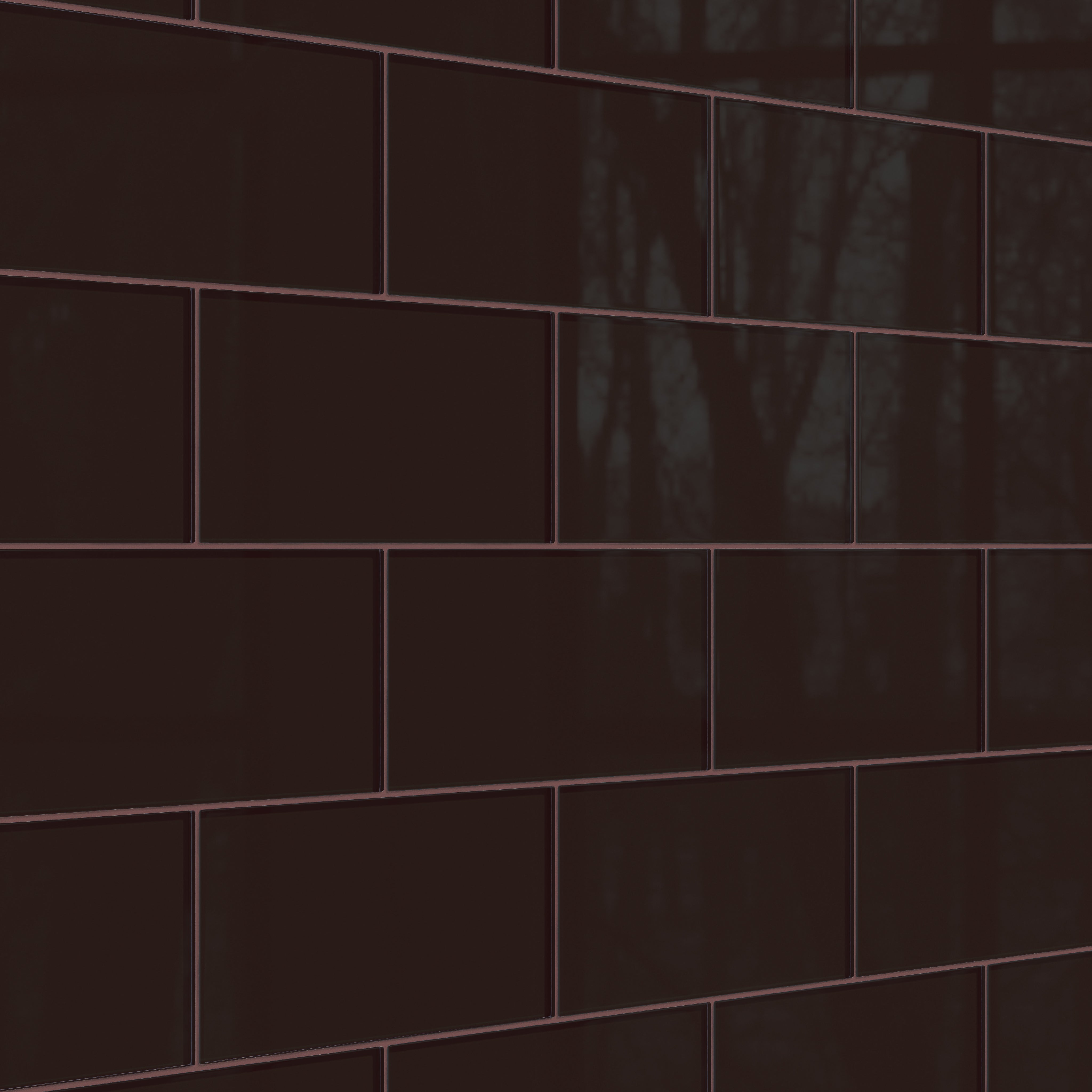 6x12 Glass Tile in Nighthawk Gloss