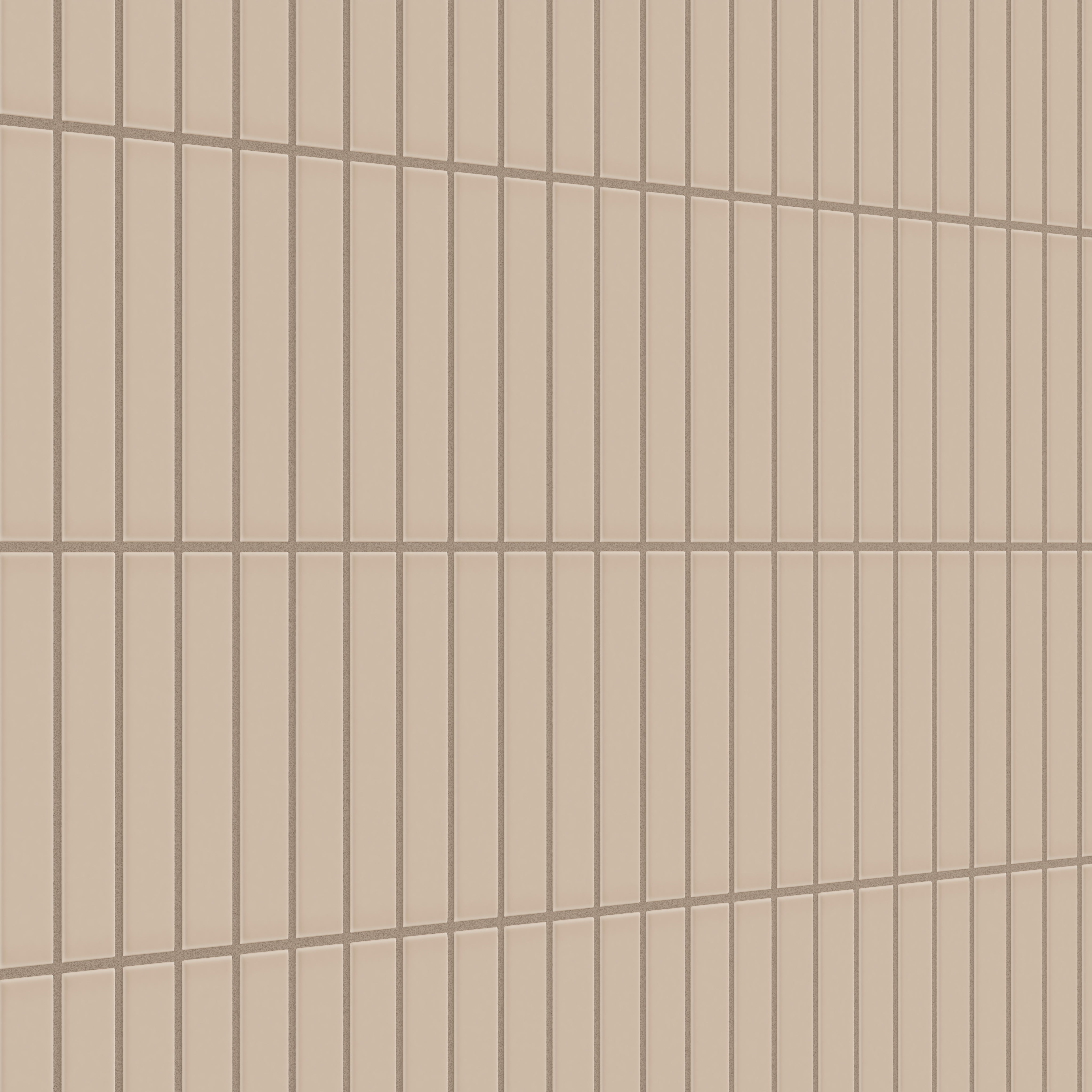 1x6 Straight Set Sheeted Original Ceramic Mosaic Tile in Sweet Pea Matte