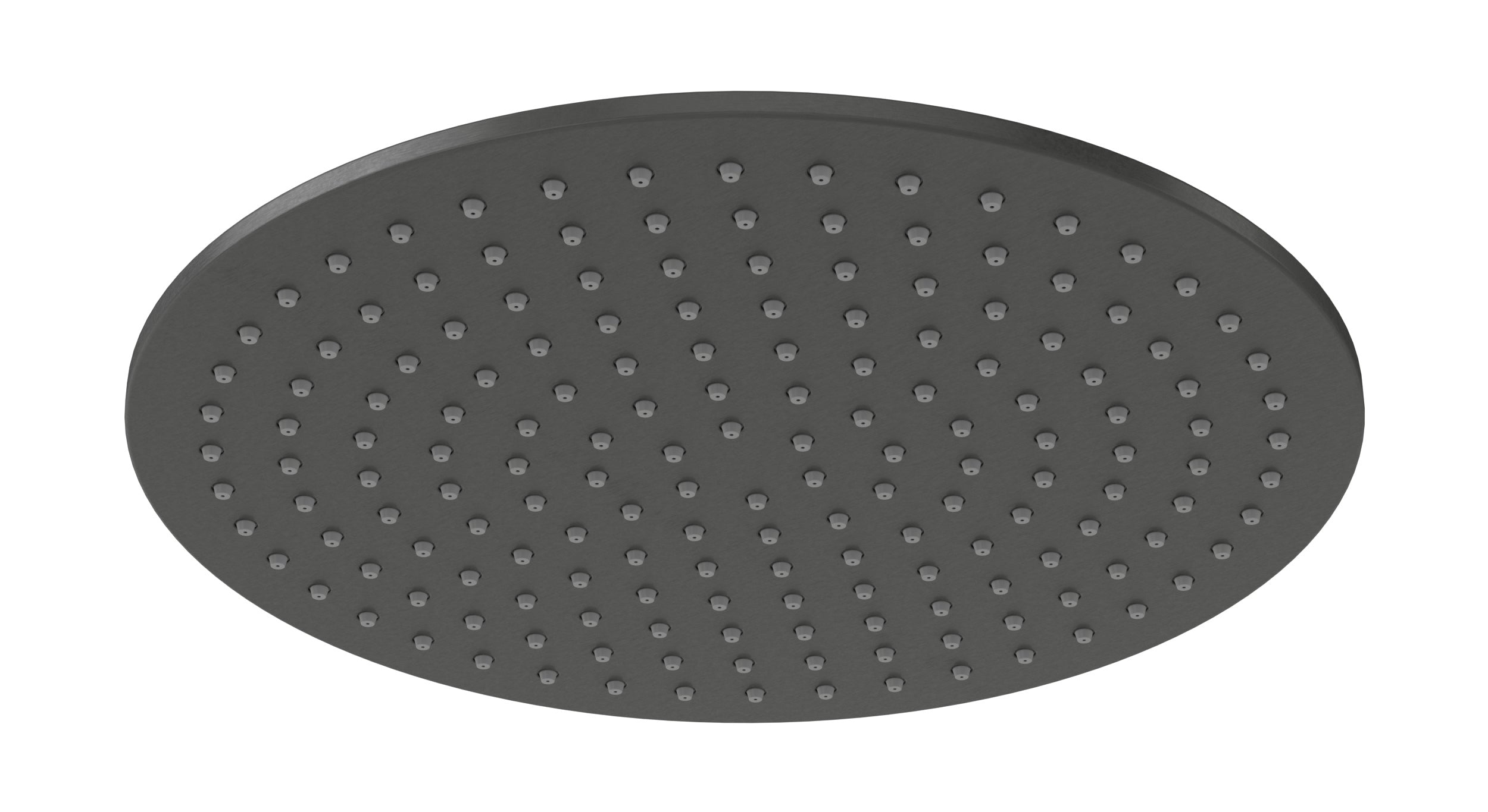 Shower 12" Flat Shower Head in Blackened Nickel