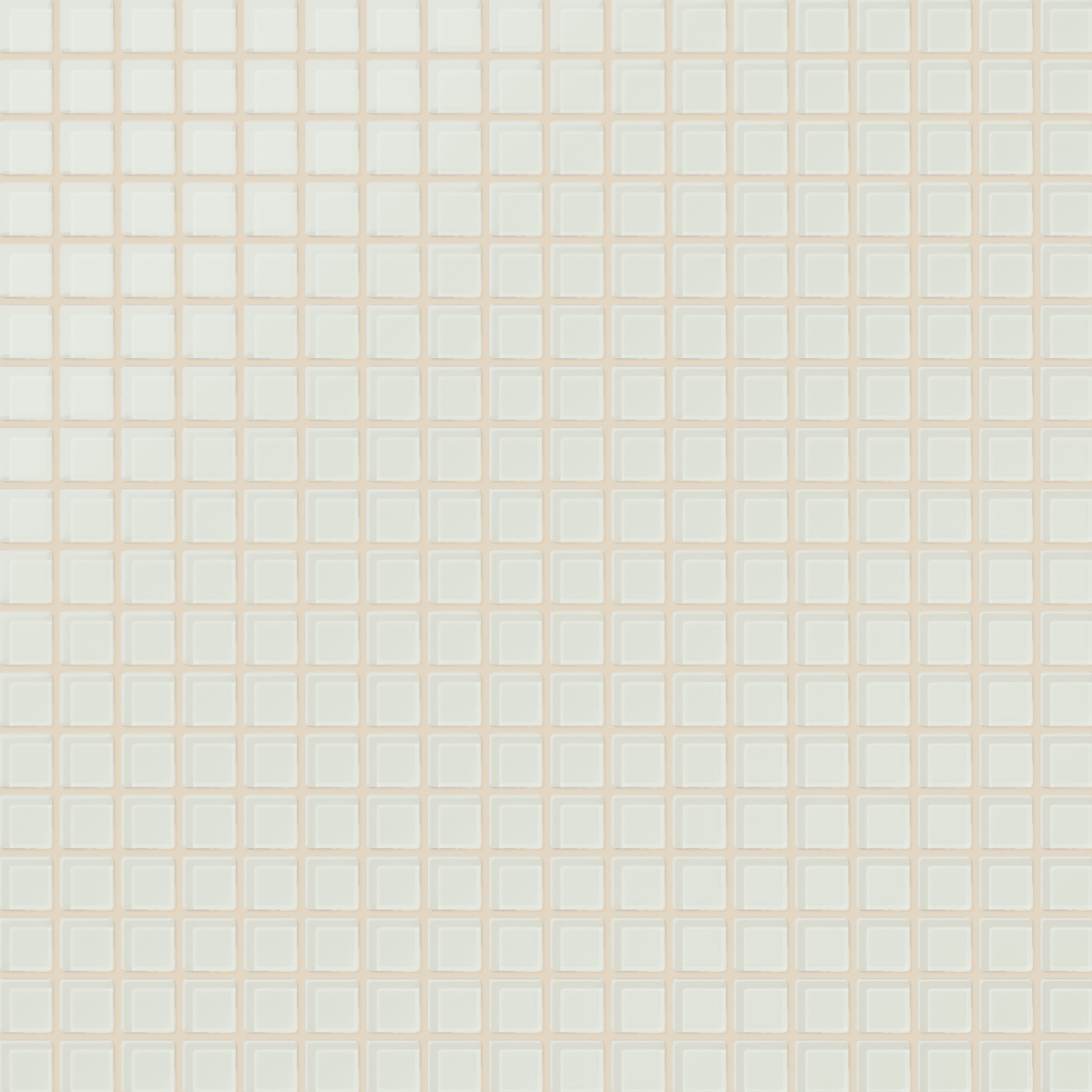 1x1 Straight Set Sheeted Glass Mosaic Tile in Flycatcher Matte