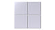 6x6 Natural Press Ceramic Tile in Amethyst Matte