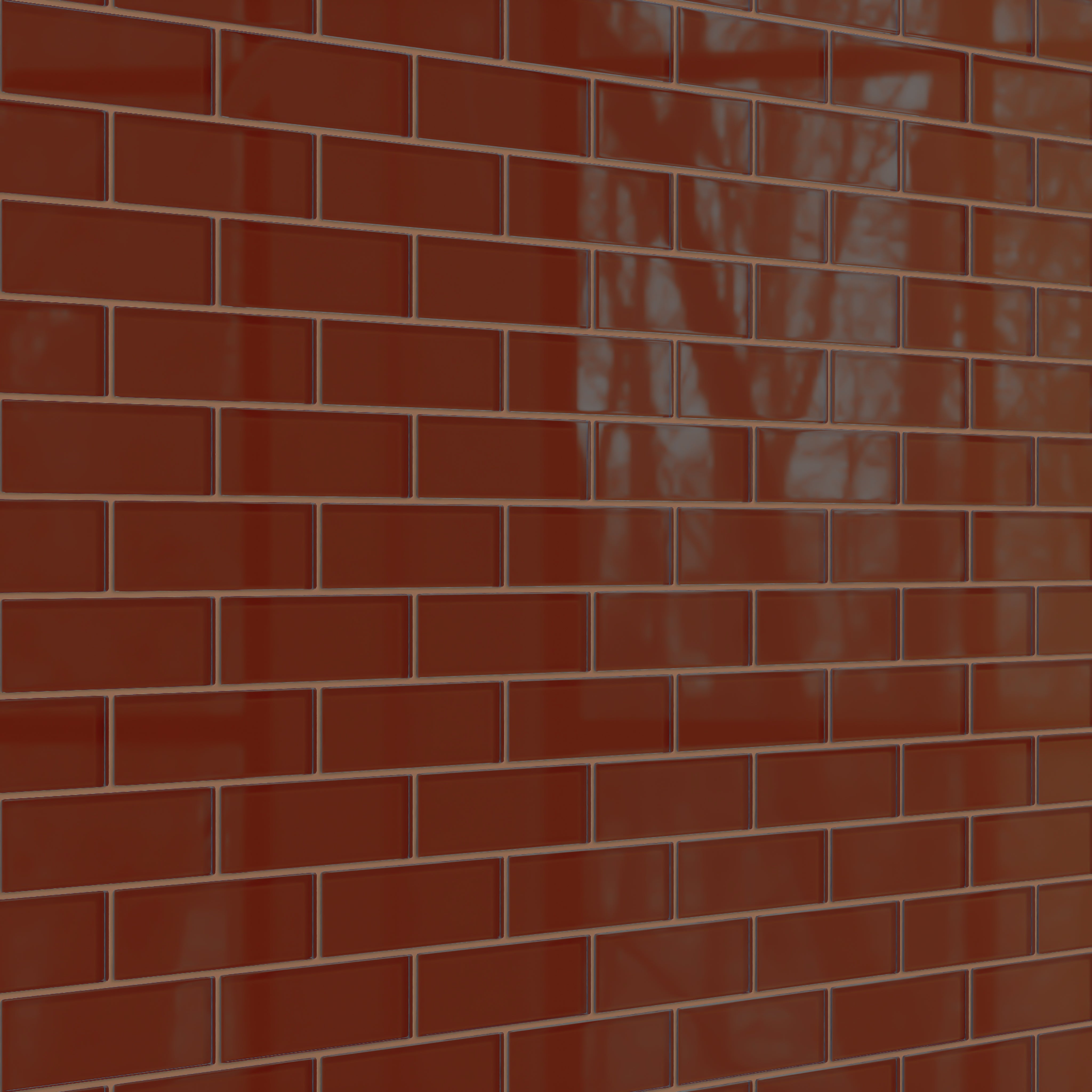 MALLOON(マルーン）FLMA-16 2x6 Glass Tile in Pheasant Gloss - Fireclay Tile