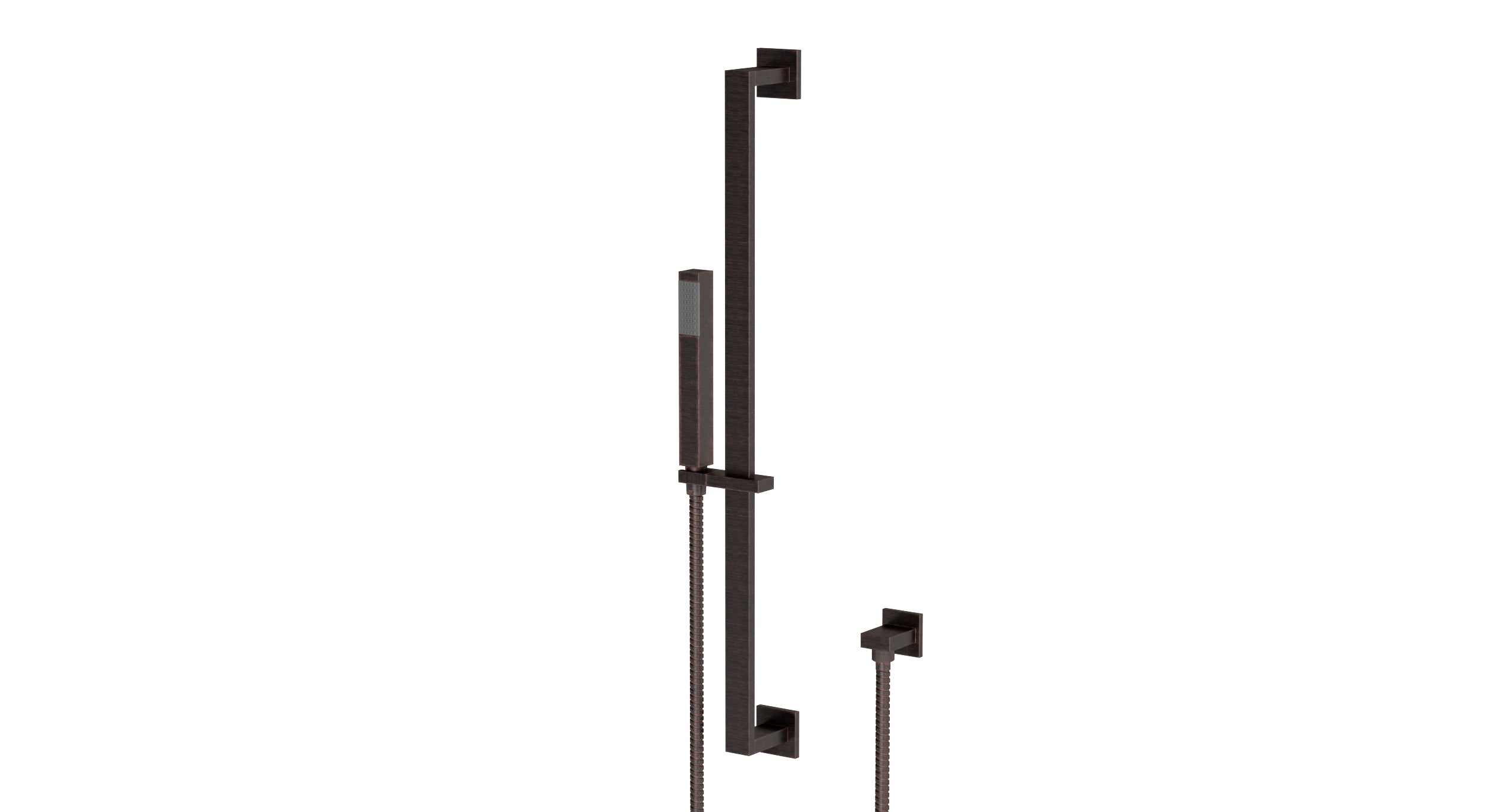 Flatiron Positioning Bar Kit - Less Hand Shower in Antique Bronze