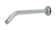 Emerson 45-Degree 12" Shower Arm with Flange in Satin Chrome
