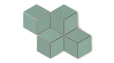 Large Diamond Original Ceramic Tile in Amalfi Coast Matte