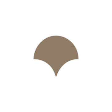 Ogee Drop Original Ceramic Tile in Sandstone Gloss