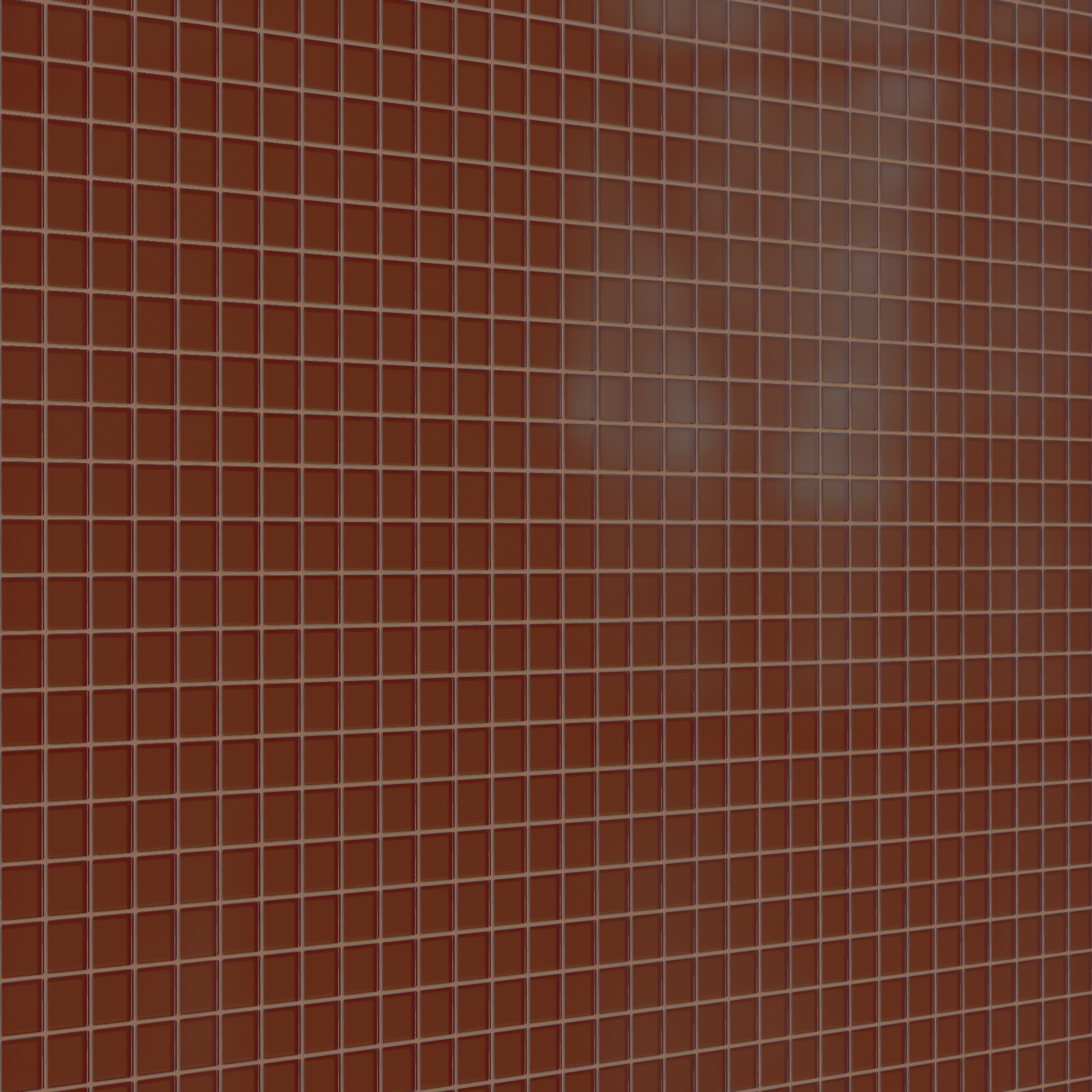 2x2 Straight Set Sheeted Glass Mosaic Tile in Pheasant Matte