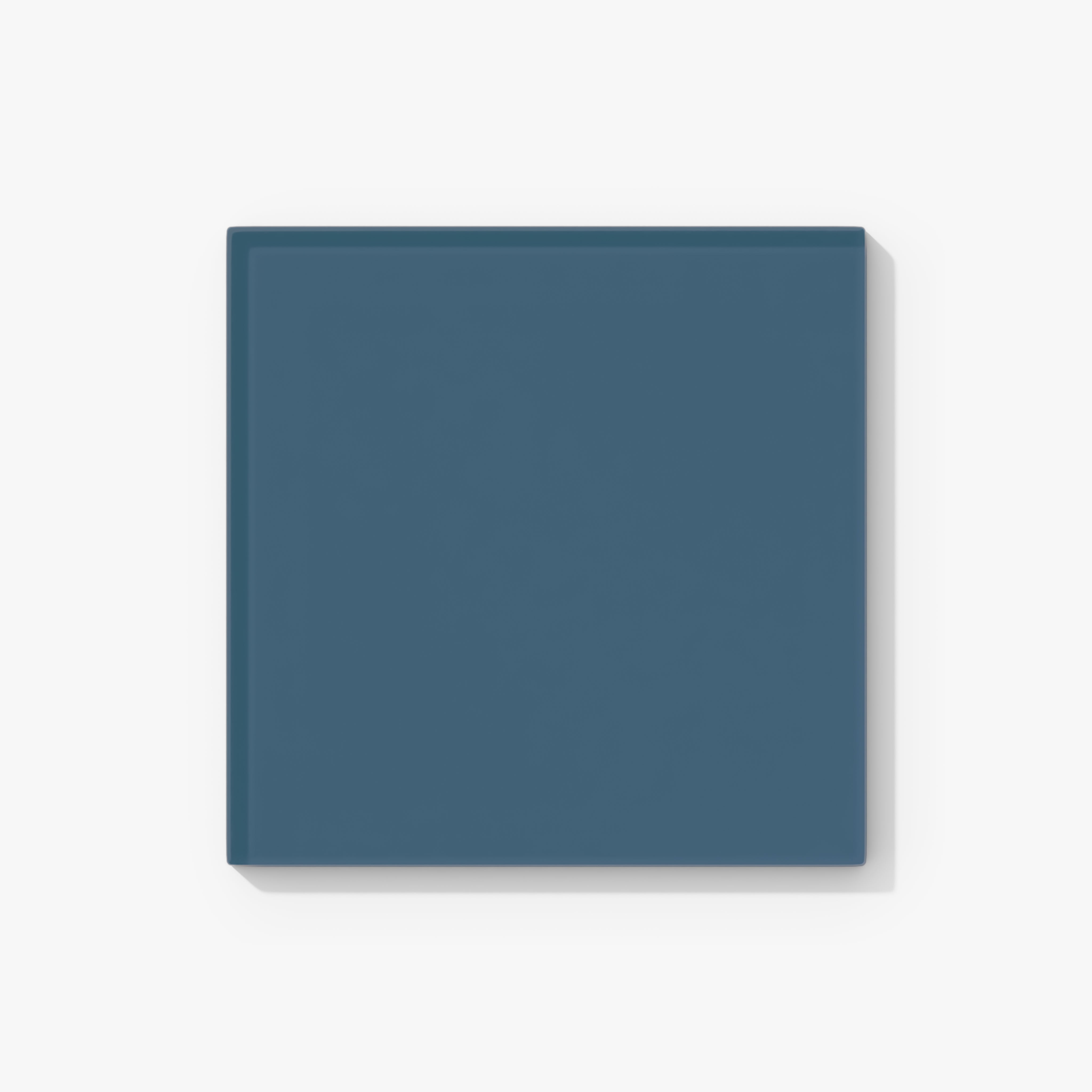 6x6 Glass Tile in Blue Jay Gloss
