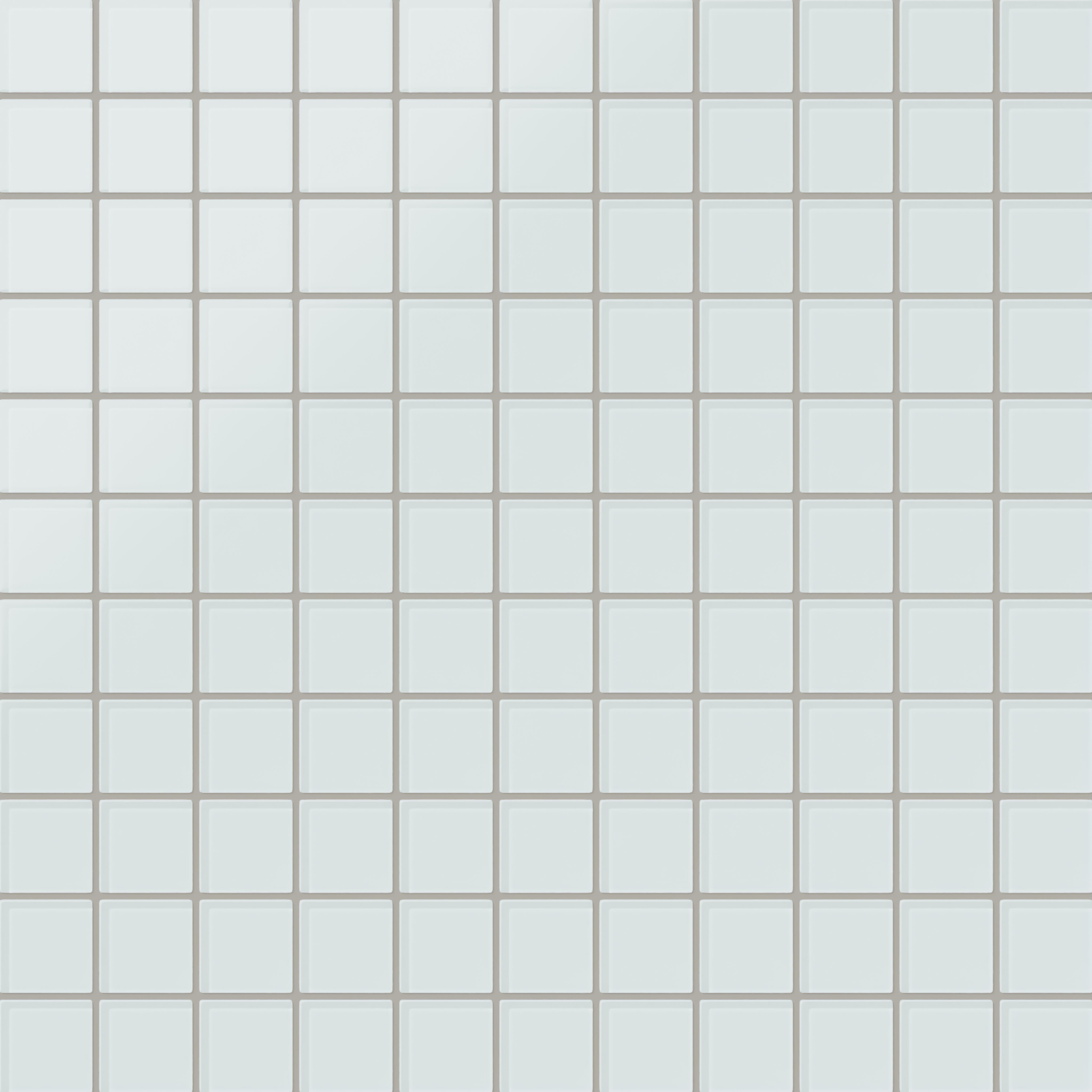 2x2 Straight Set Sheeted Glass Mosaic Tile in Warbler Matte