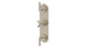 Contour Three Handle Wall Mount Shower Trim with Soft Cross/Soft Lever Handles in Satin Nickel