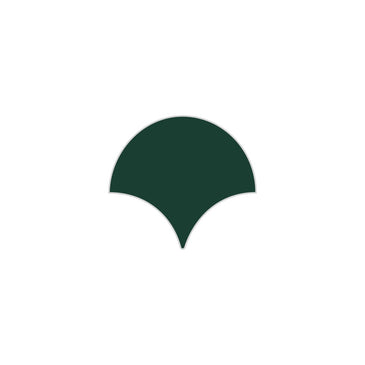 Ogee Drop Original Ceramic Tile in Evergreen Matte