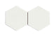 8" Hexagon Original Ceramic Tile in Limewash Gloss