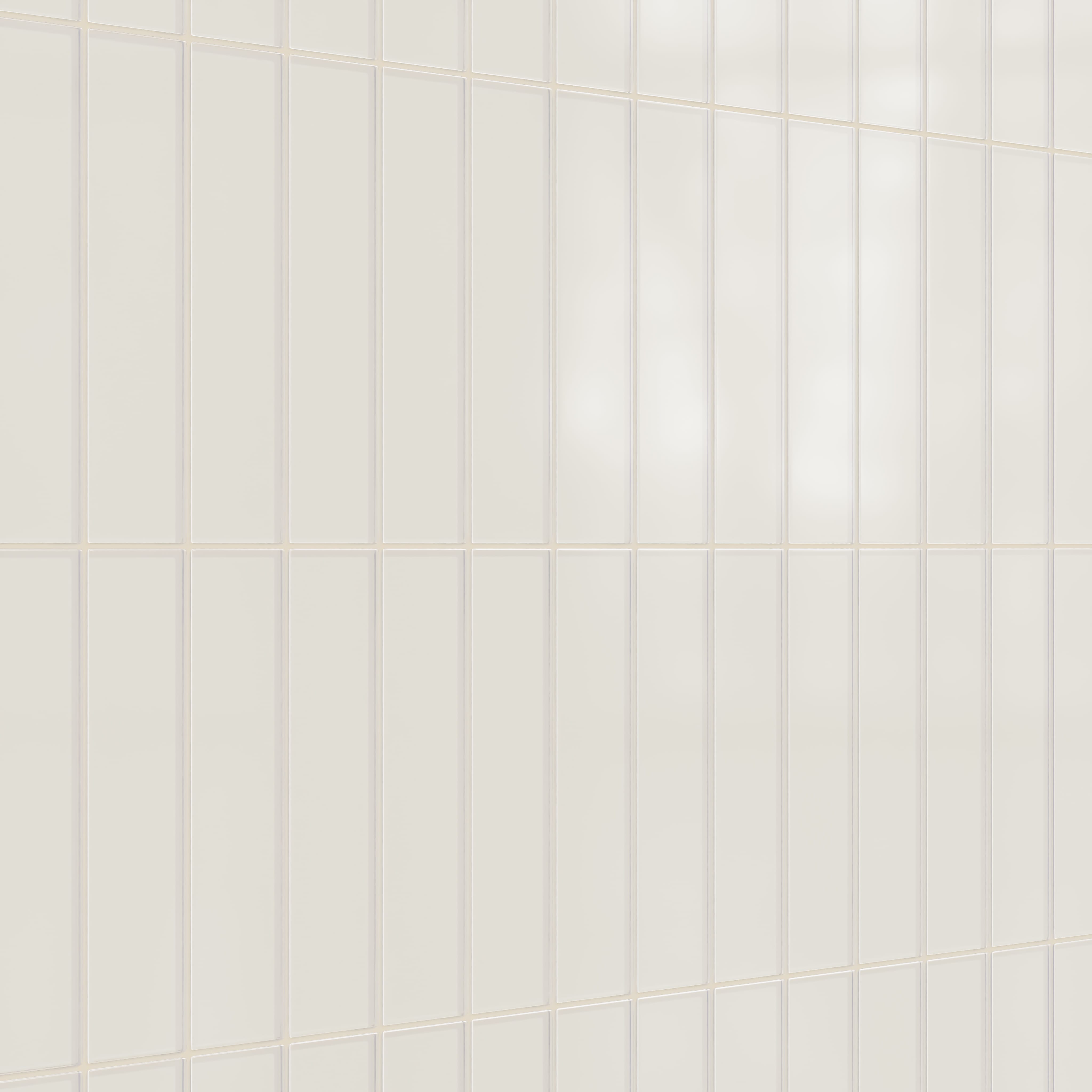 Quick Ship 3x12 Glass Tile in Dove Matte