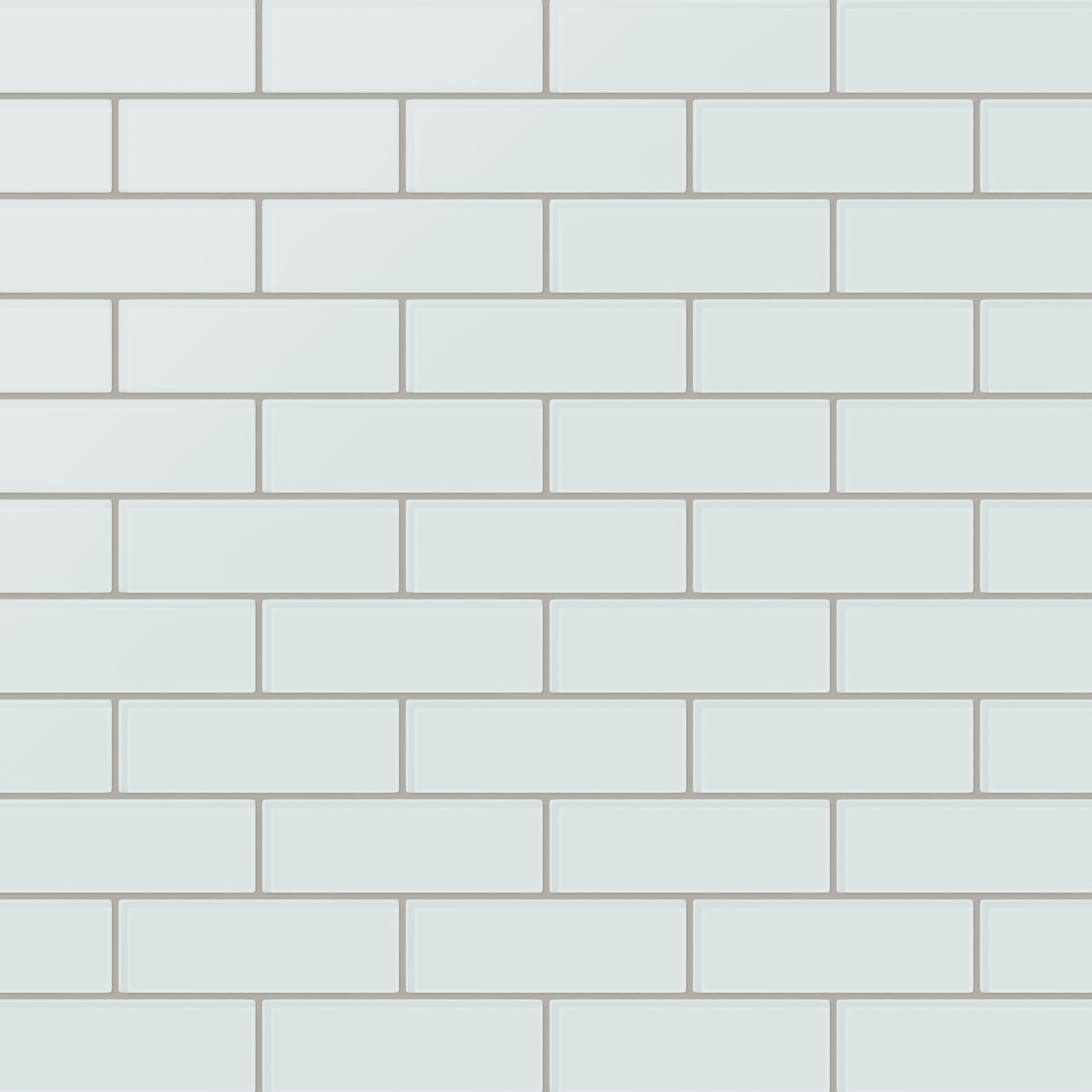 Quick Ship 2x6 Glass Tile in Warbler Matte