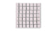 1x1 Straight Set Sheeted Original Ceramic Mosaic Tile in Evening Glow Gloss