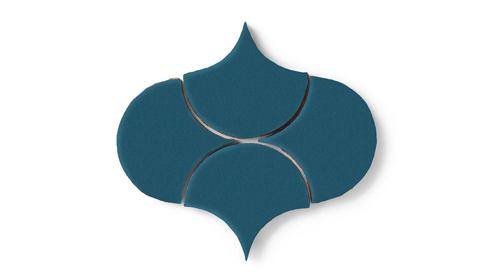 Ogee Drop Original Ceramic Tile in Adriatic Sea Matte