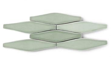 Wave Original Ceramic Tile in Rosemary Gloss
