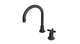Emerson One Handle Deck Mount Gooseneck Lavatory Faucet with Classic Cross Handle in Oil Rubbed Bronze