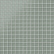 1x1 Straight Set Sheeted Glass Mosaic Tile in Hummingbird Matte
