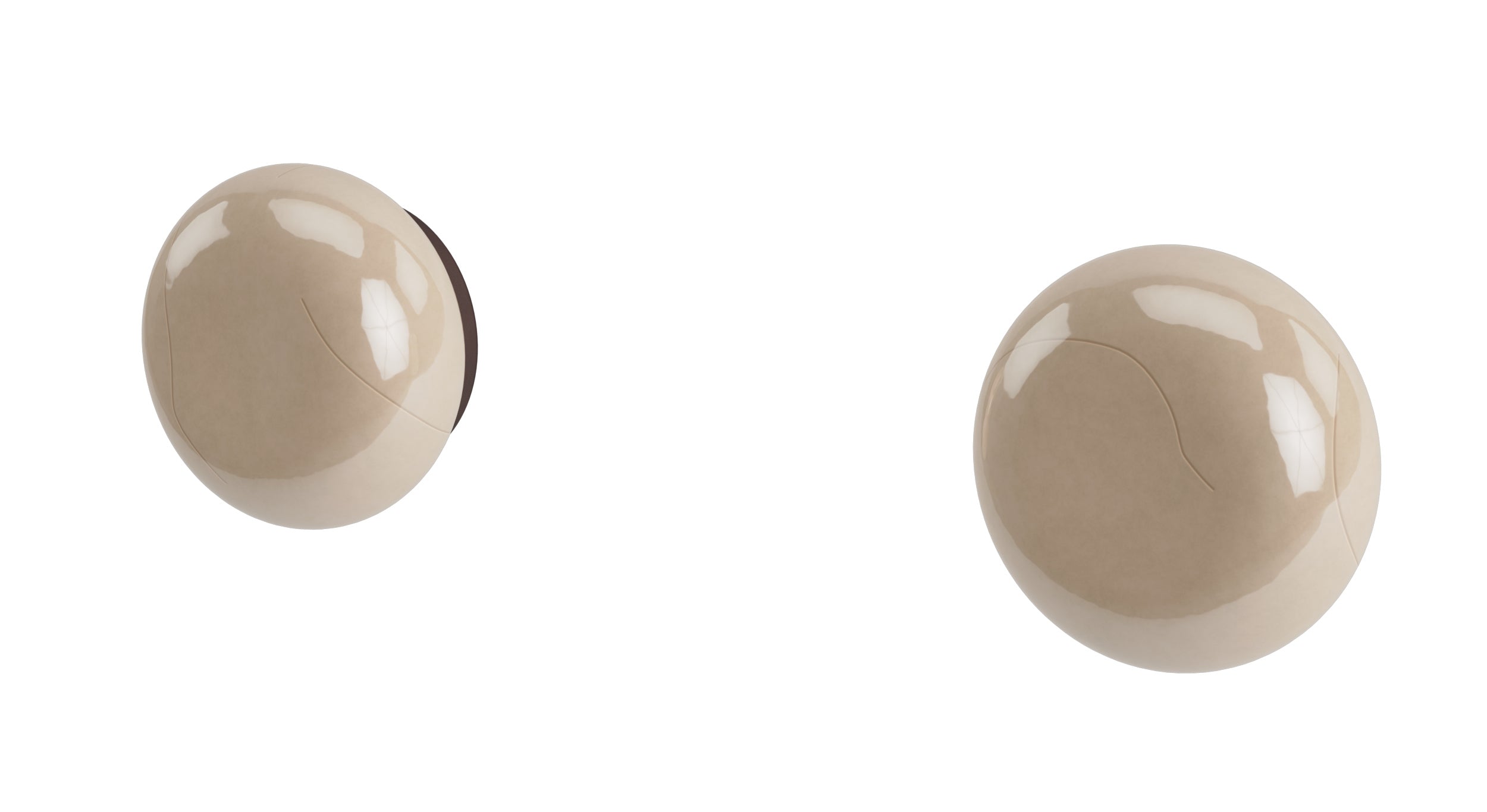 Foundry Two Handle Wall Mount Bath Trim with Pebble Ceramic Knob Handles in Architectural Copper