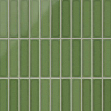 2x8 Original Ceramic Tile in Kelp Gloss