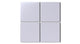 4x4 Natural Press Ceramic Tile in Amethyst Matte