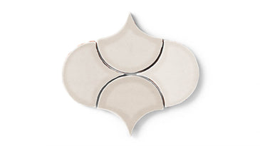Ogee Drop Original Ceramic Tile in Sand Dune Gloss