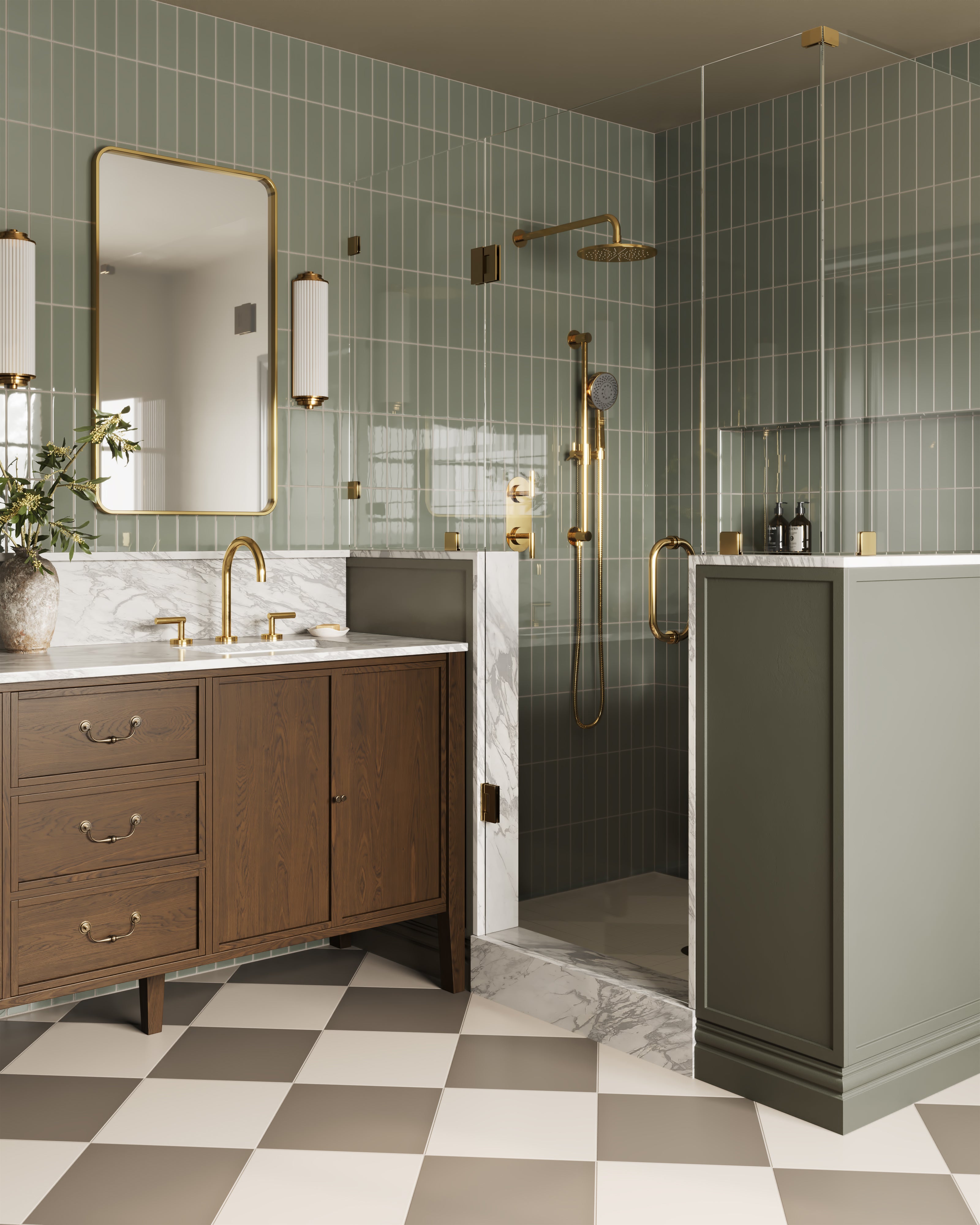 12x12 Natural Press Ceramic Tile in Sawtooth Matte