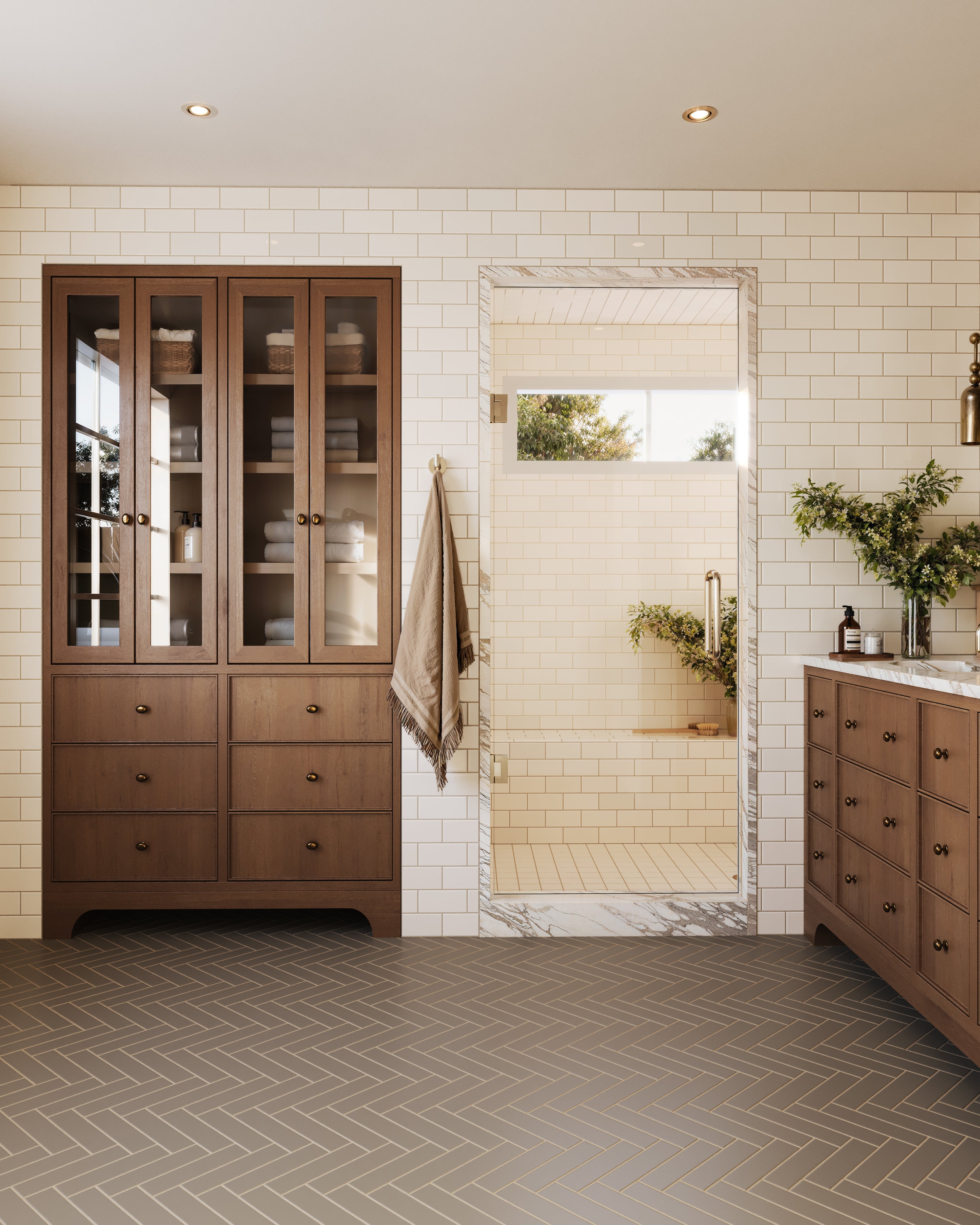 Quick Ship 3x6 Natural Press Tile in Full Sail Gloss