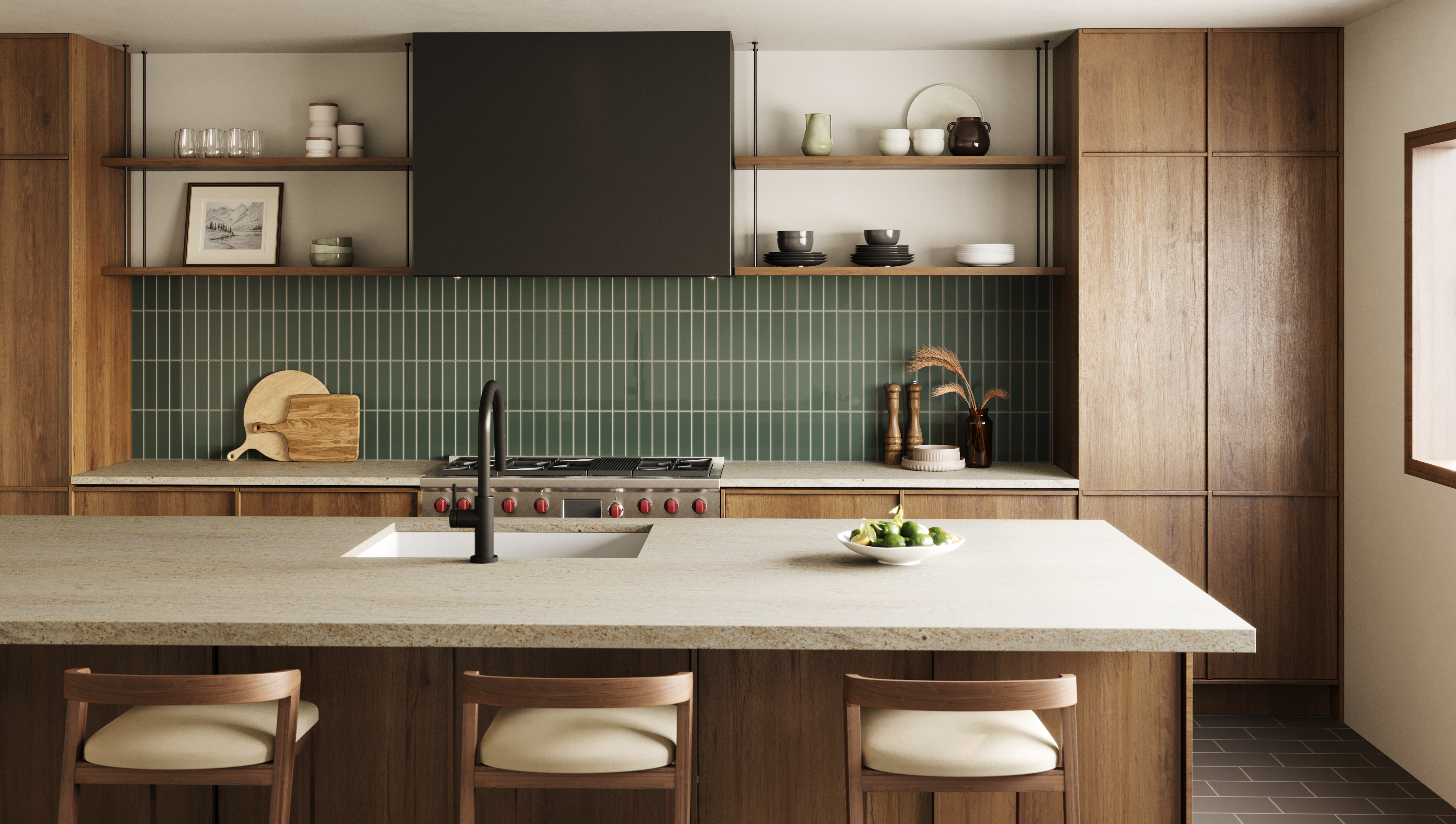 Quick Ship 2x8 Natural Press Tile in San Juan Gloss