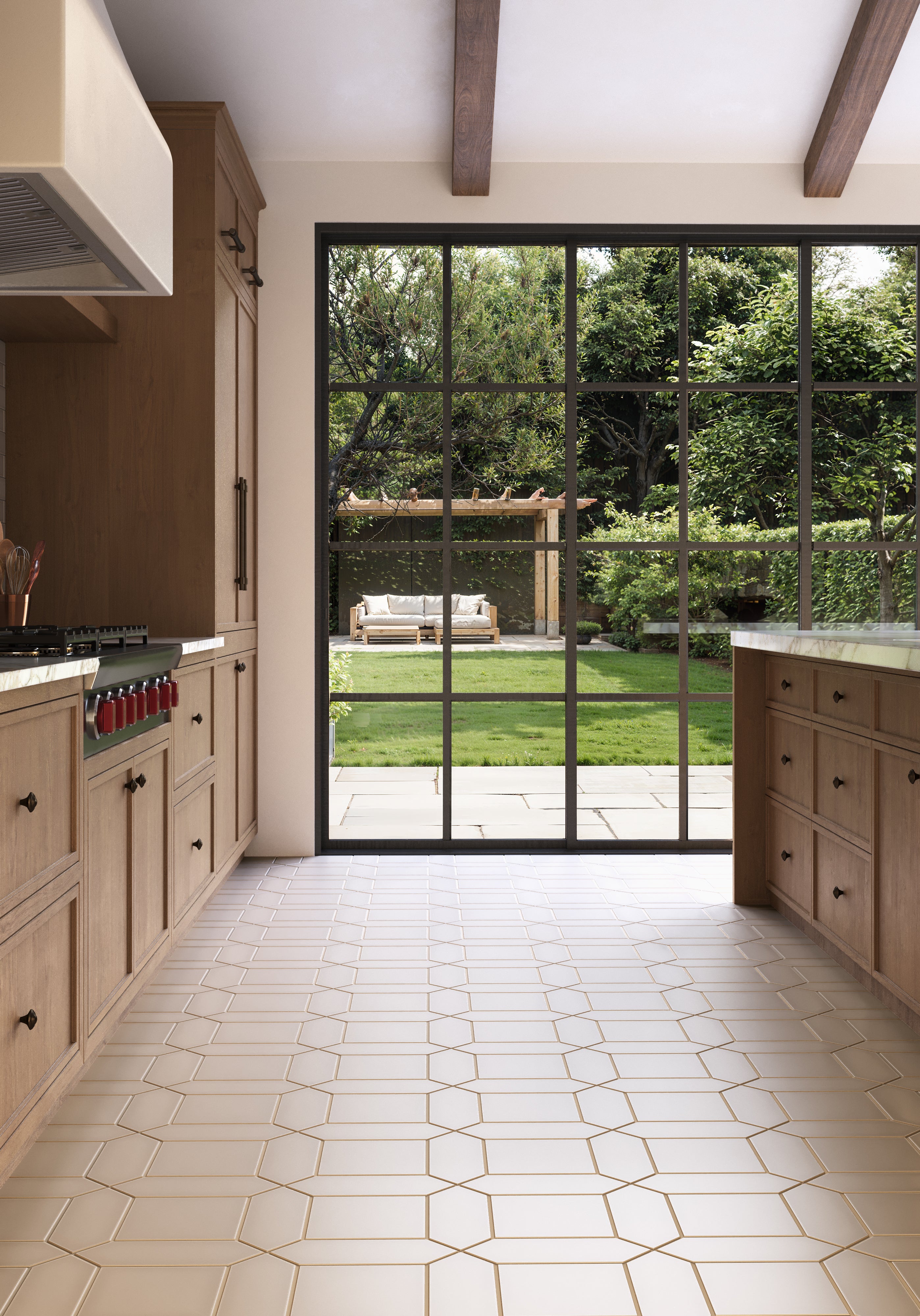 Atrium Original Ceramic Tile in Sweet Pea Matte