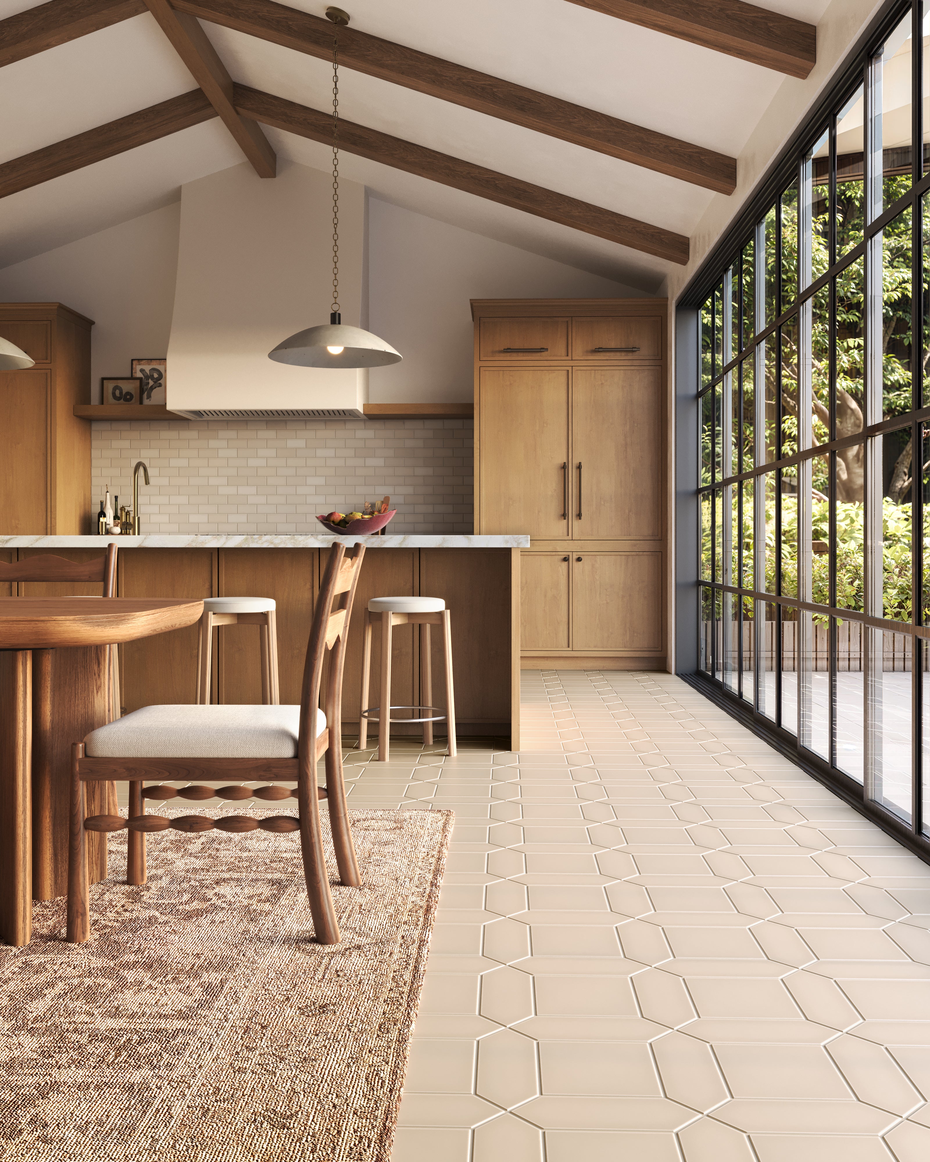 Atrium Original Ceramic Tile in Sweet Pea Matte