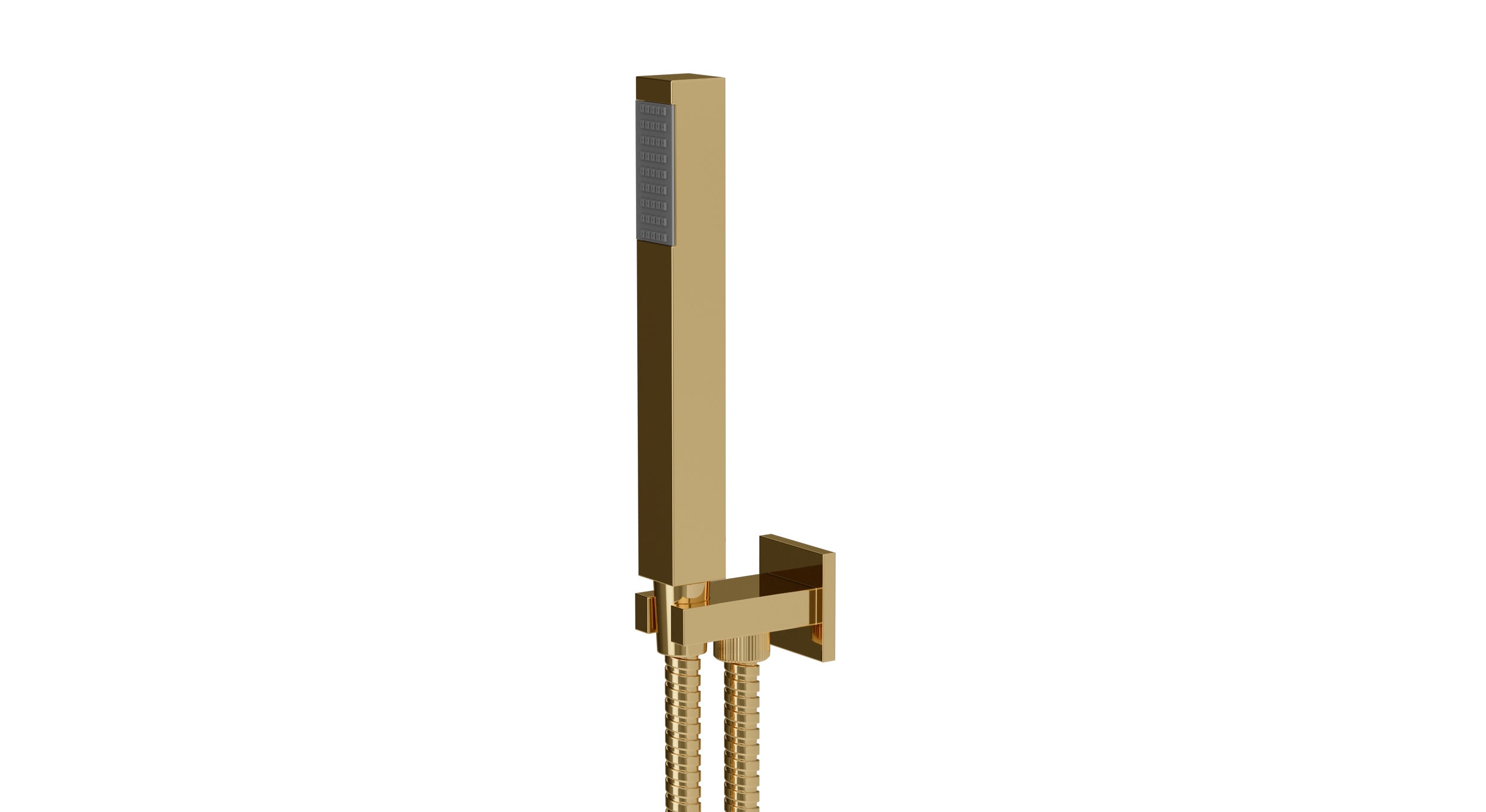 Flatiron Wall Elbow with Hook Kit - Less Hand Shower in Polished Brass