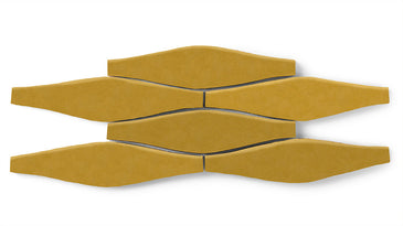 Wave Original Ceramic Tile in Mustard Seed Matte
