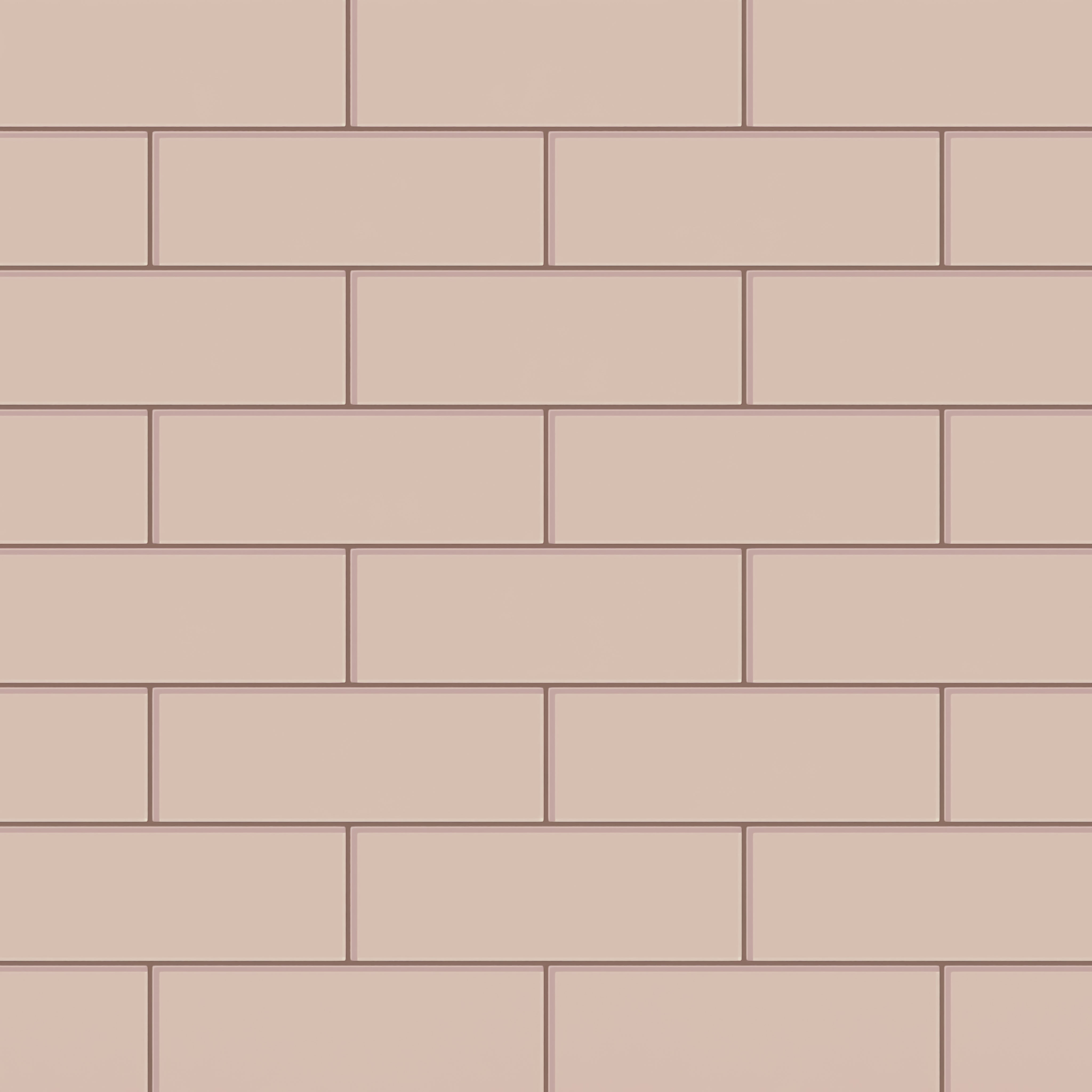 4x12 Glass Tile in Rosy Finch Gloss