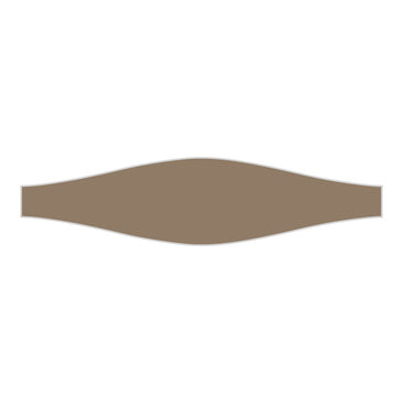 Wave Original Ceramic Tile in Sandstone Gloss