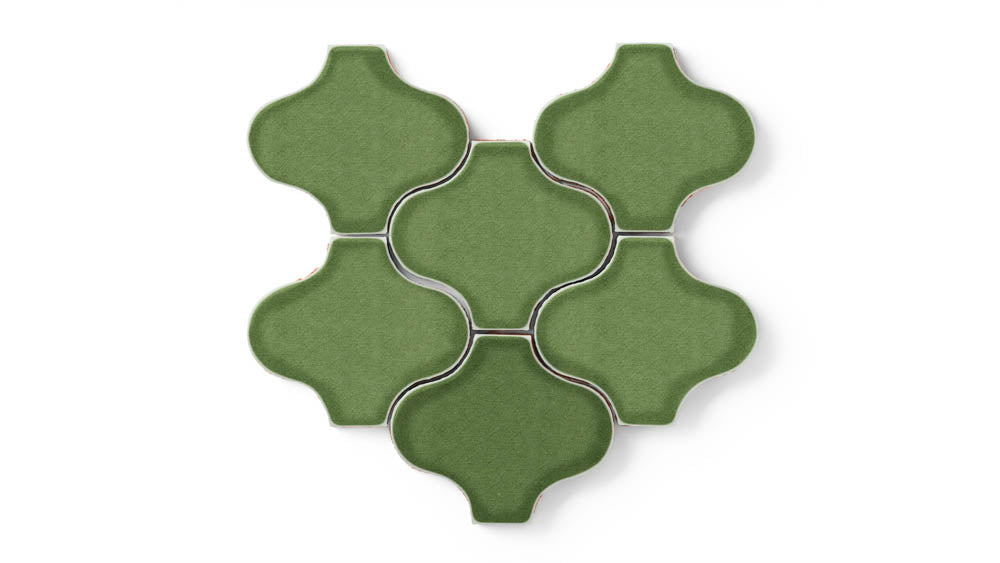 Paseo Original Ceramic Tile in Kelp Gloss