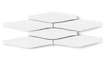 Wave Original Ceramic Tile in Calcite Gloss