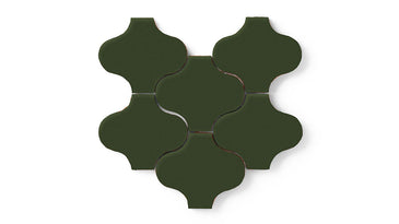 Paseo Original Ceramic Tile in Hunter Green Matte