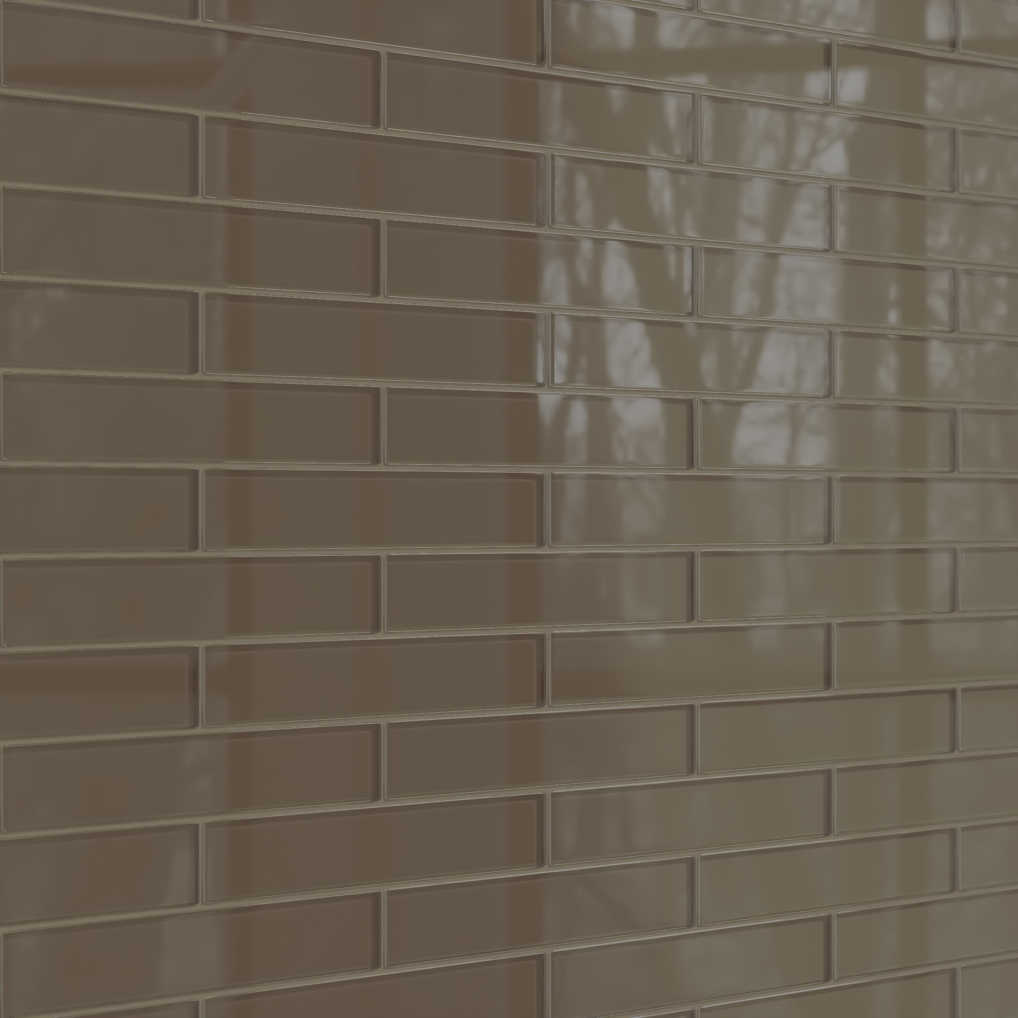 2x12 Glass Tile in Albatross Gloss