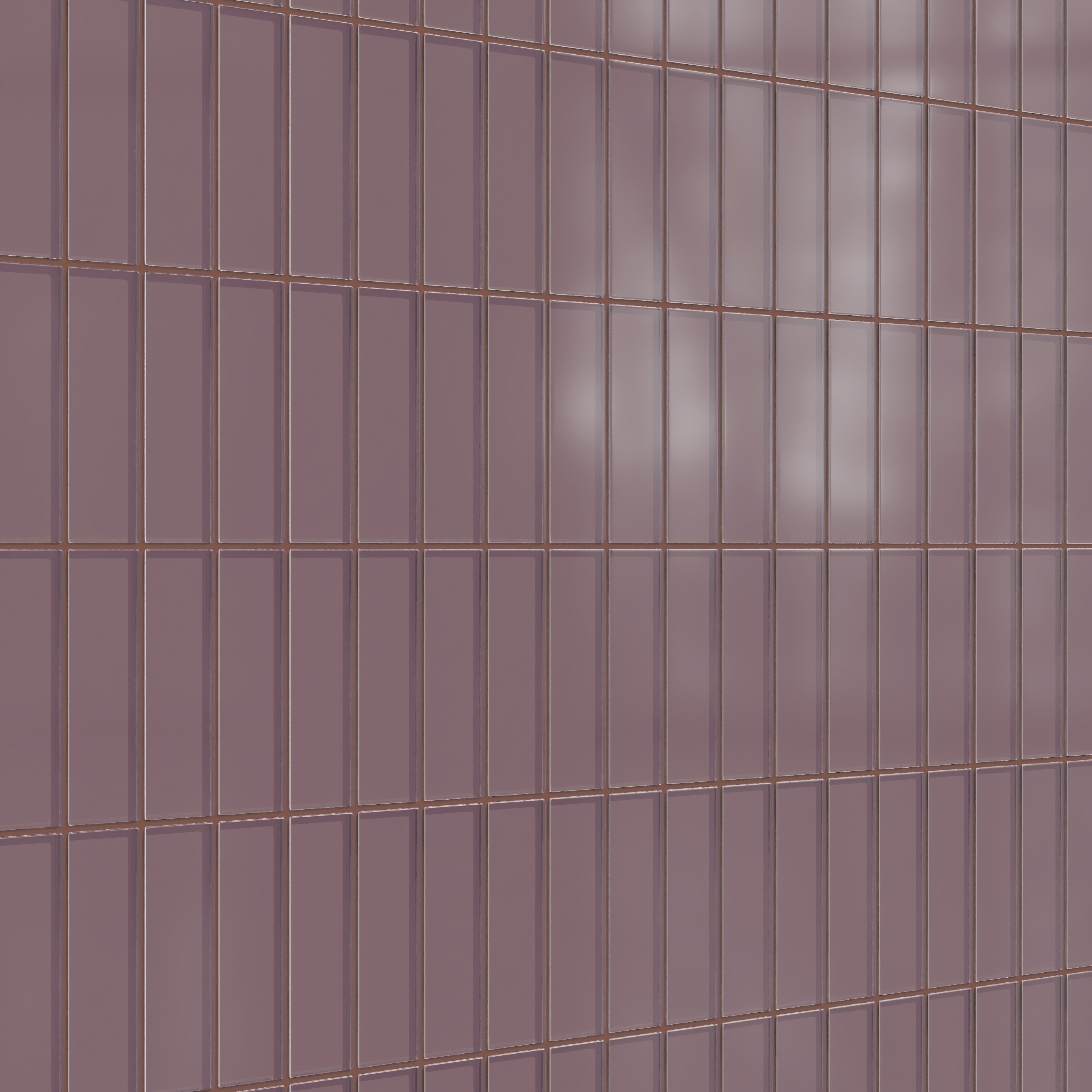 2x6 Glass Tile in Crane Matte