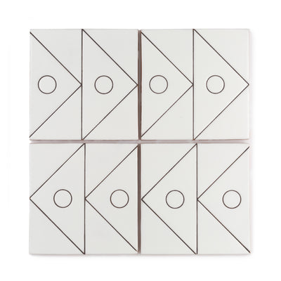 6x6 Handpainted Sample Signal  in Gesso