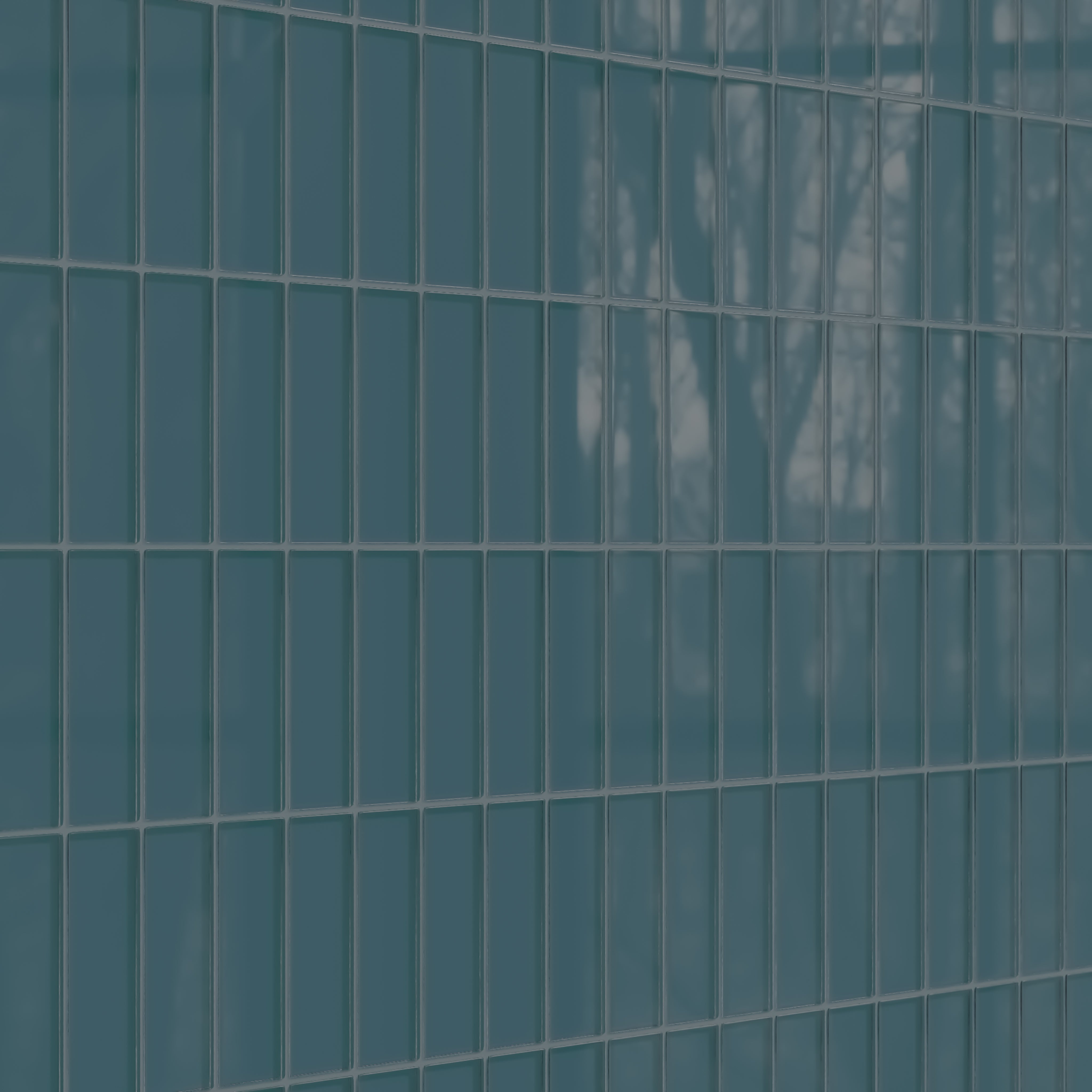 2x6 Glass Tile in Magpie Gloss