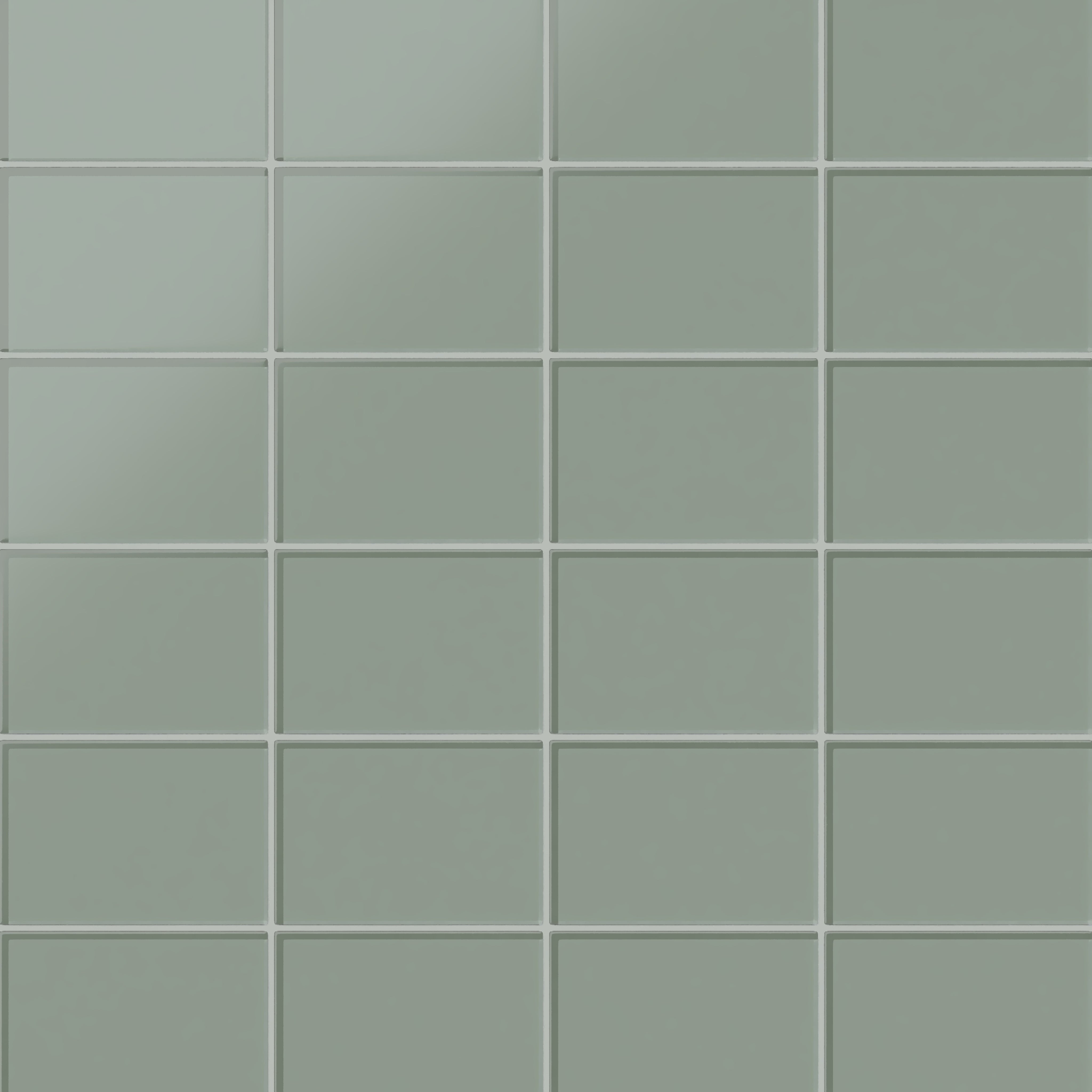 4x6 Glass Tile in Hummingbird Matte